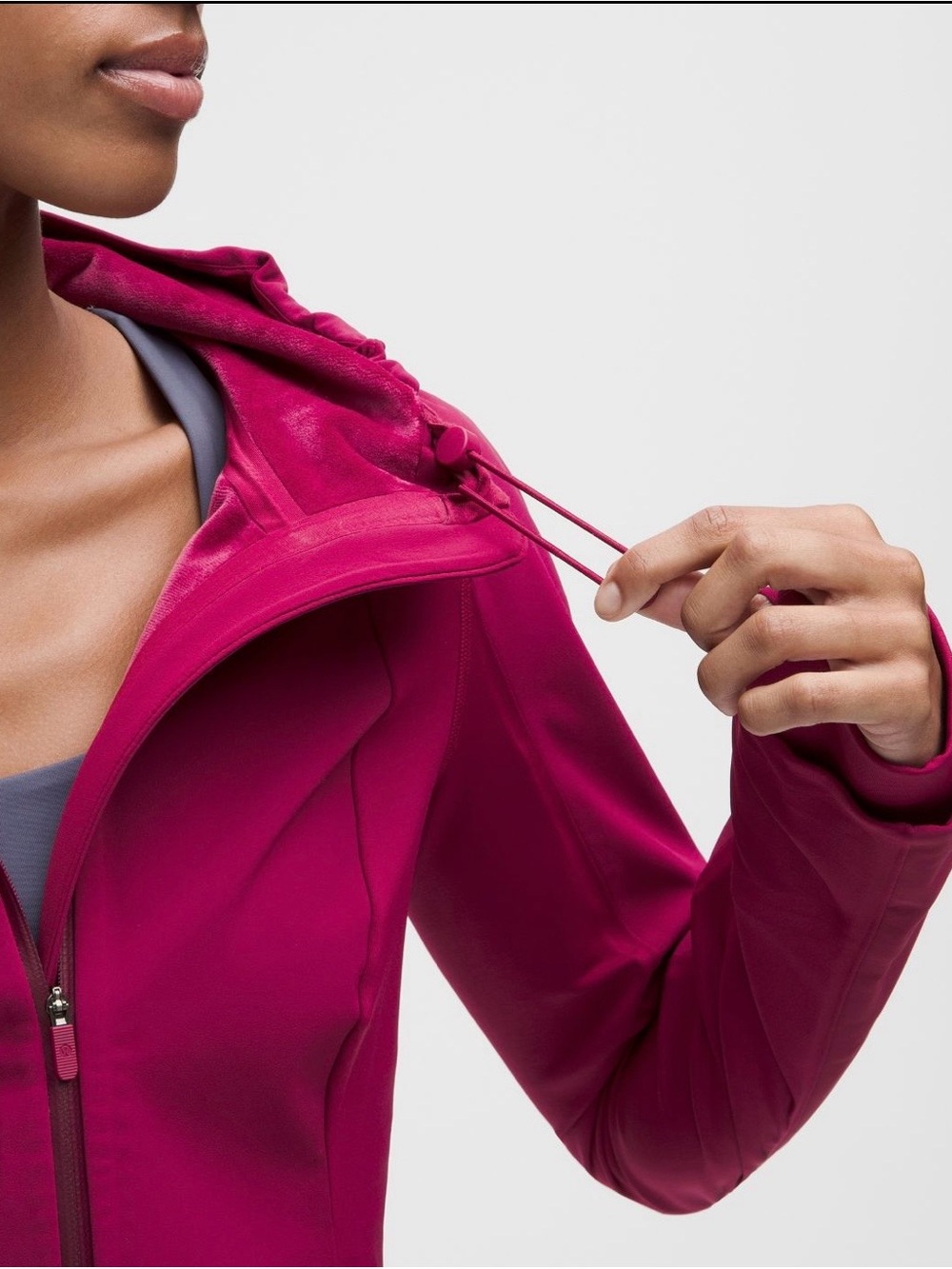 NWTLululemon Cross Chill Performance Jacket Raspberry Rave - Picture 5 of 9